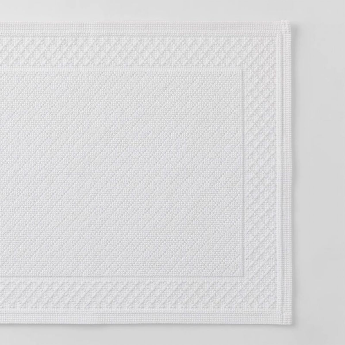 Newbery Bath Mat White Sheridan Australia