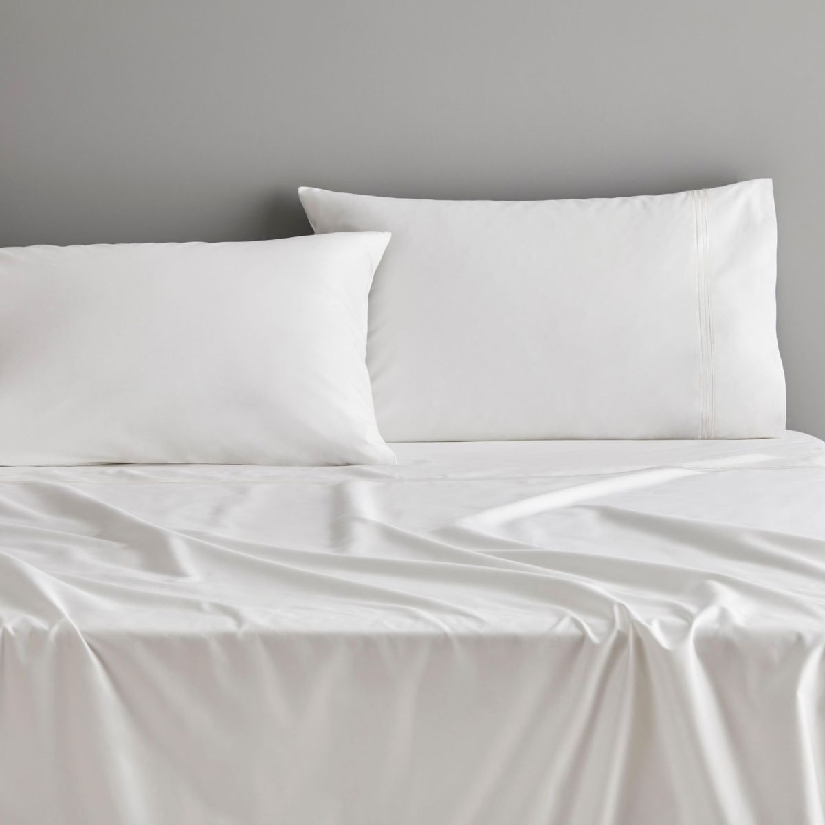 1200Tc Palais Flat Sheet White Sheridan Australia