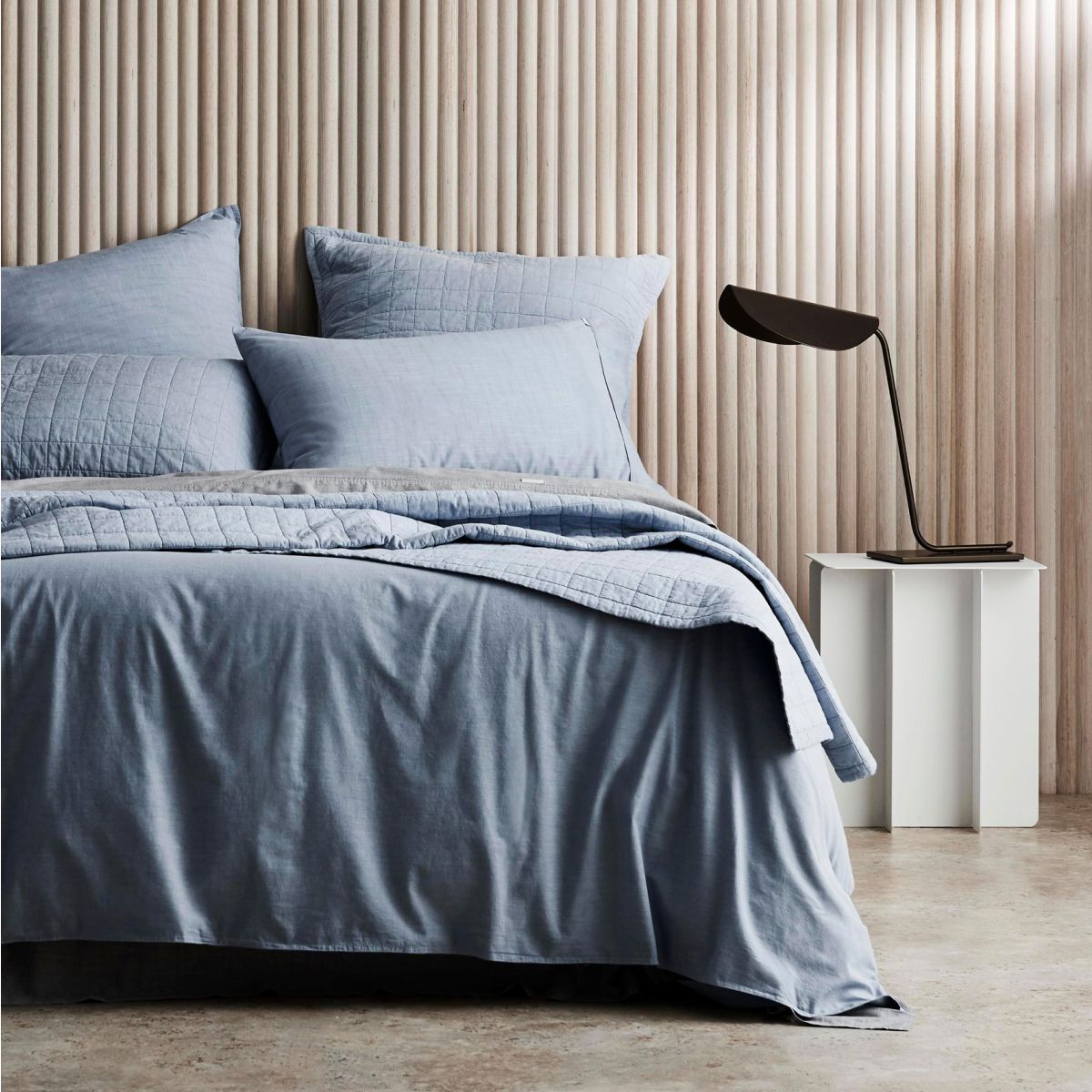 Reilly Bedcover Chambray Sheridan Australia