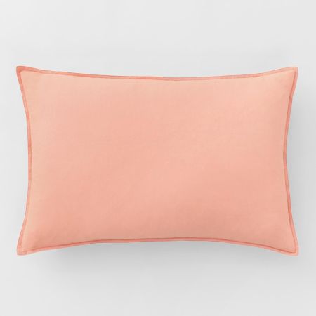 Abbotson Linen Breakfast Cushion in coral pink