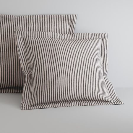 Abbotson Linen European Pillowcase in carbon