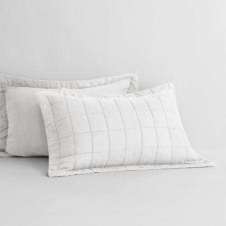 Sheridan Abbotson Linen Pillow Sham White