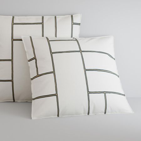 Parker European Pillowcase in white