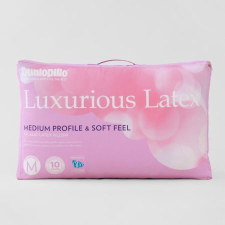 Luxurious Latex Medium Profile Soft Feel Pillow