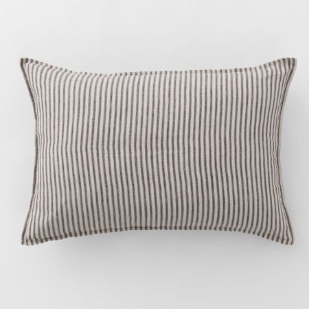Abbotson Linen Breakfast Cushion in carbon