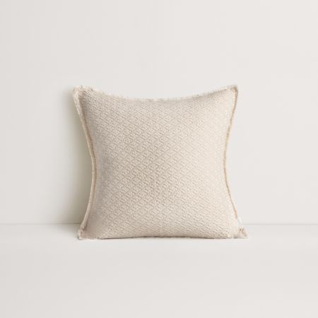 Sunisa Square Cushion in porcelain