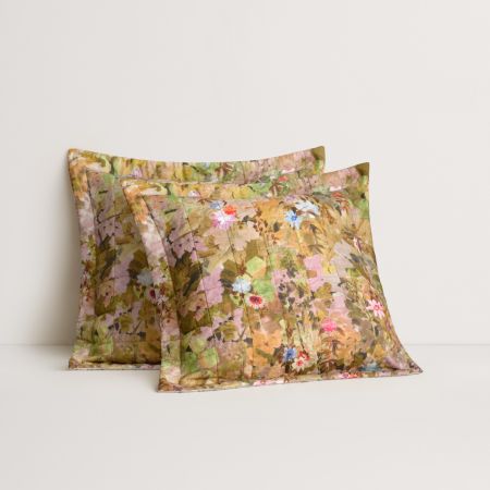 Abbotson Linen Ariee European Sham in moss