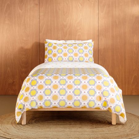 Happy Blooms Kids Quilt Cover Set	