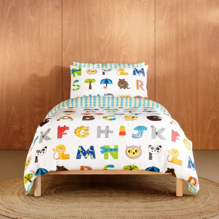 Alphabed Quilt Cover Set