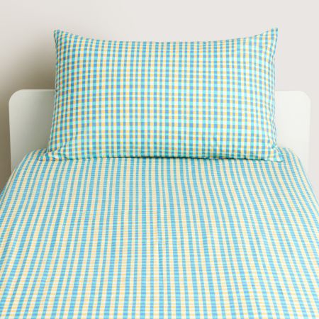 Check Mate Kids Fitted Sheet Set