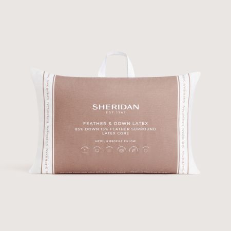 Deluxe Feather & Down Latex Pillow
