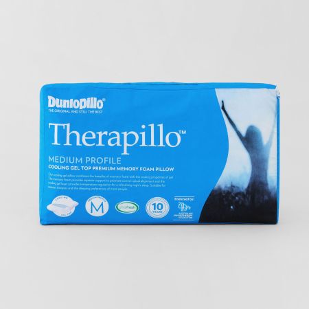 Therapillo™ Cooling Gel Top Premium Memory Foam Medium Profile Pillow