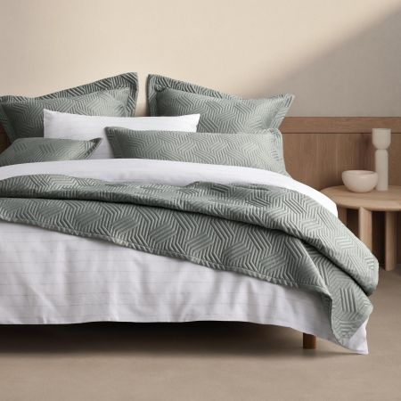 Martella Bed Cover in greystone
