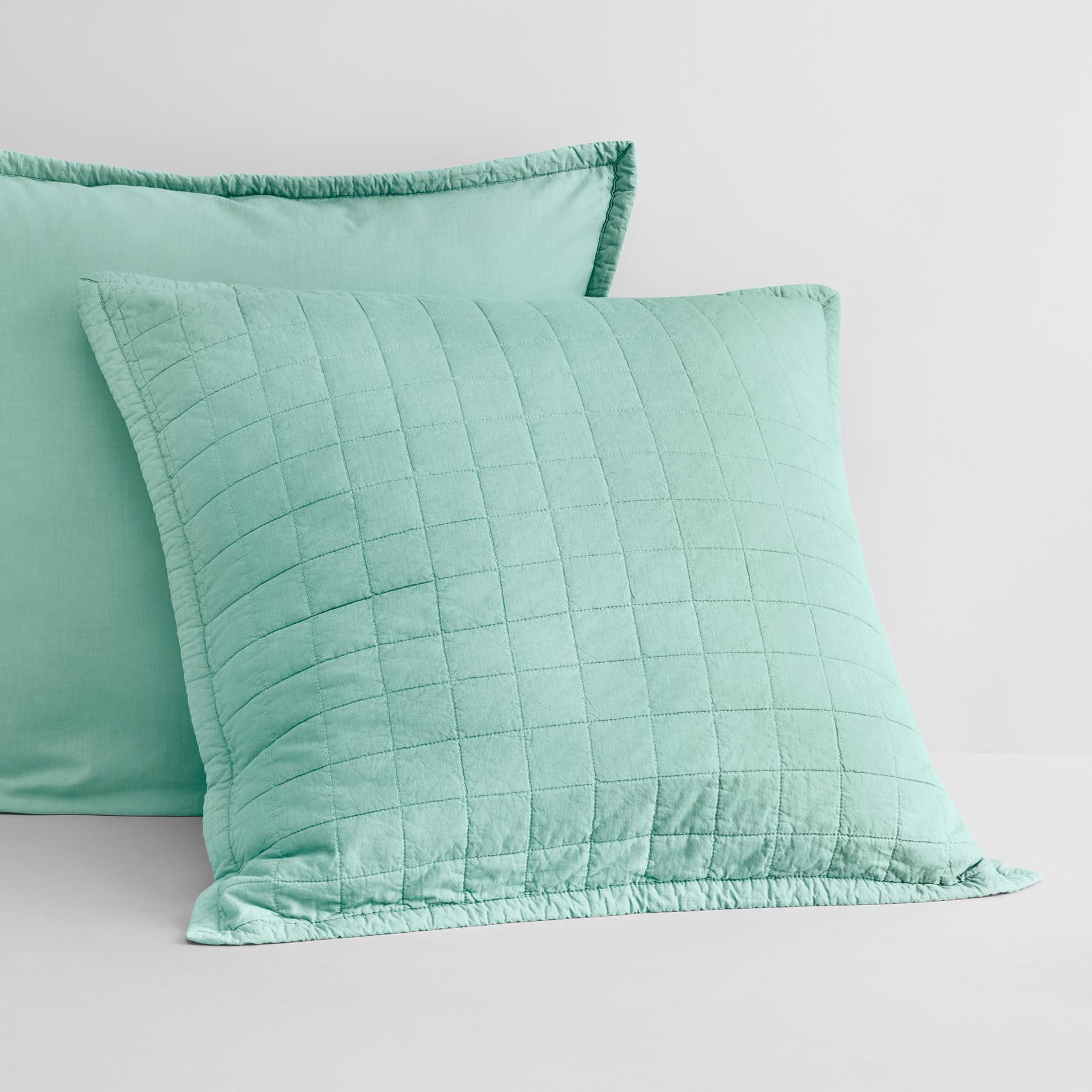 Chambray pillow cheap shams
