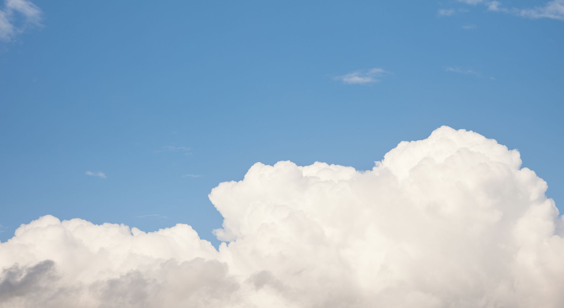 Clouds in a blue sky