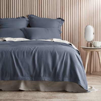Abbotson Linen Quilt Cover - Ink