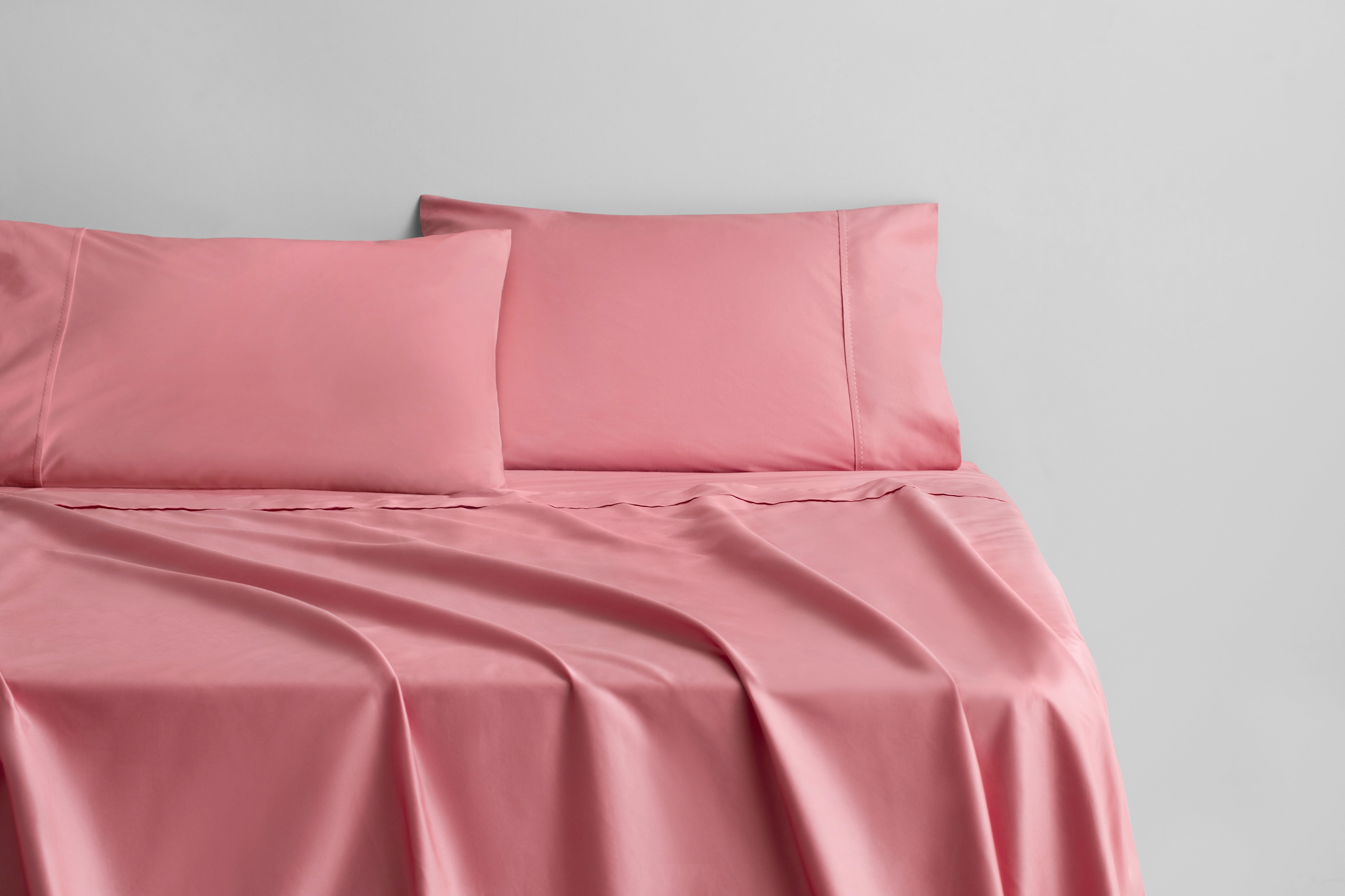 Bed Linen Collection Pink 1000TC Organic Cotton Choose US Size & Item 